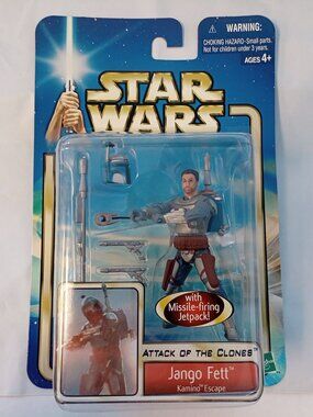 2003 Hasbro AOTC Star Wars JANGO FETT, Kamino Escape NEW
